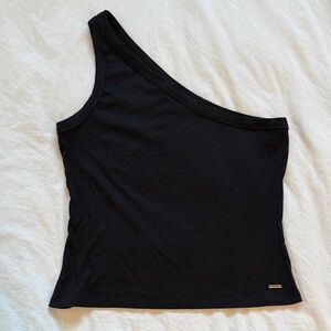All Saints Black Stef Tank Top